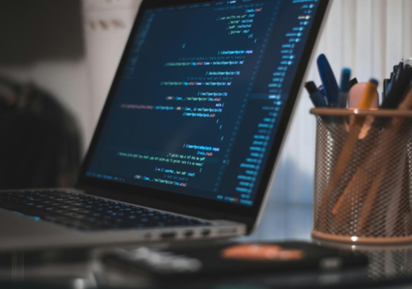 Professional workspace demonstrating conversion analysis